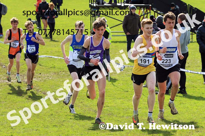 Mens Under-20s 2022 CAU Inter Counties Cross Country, Prestwold Hall, Loughborough.  Photo: David T. Hewitson/Sports for All Pics